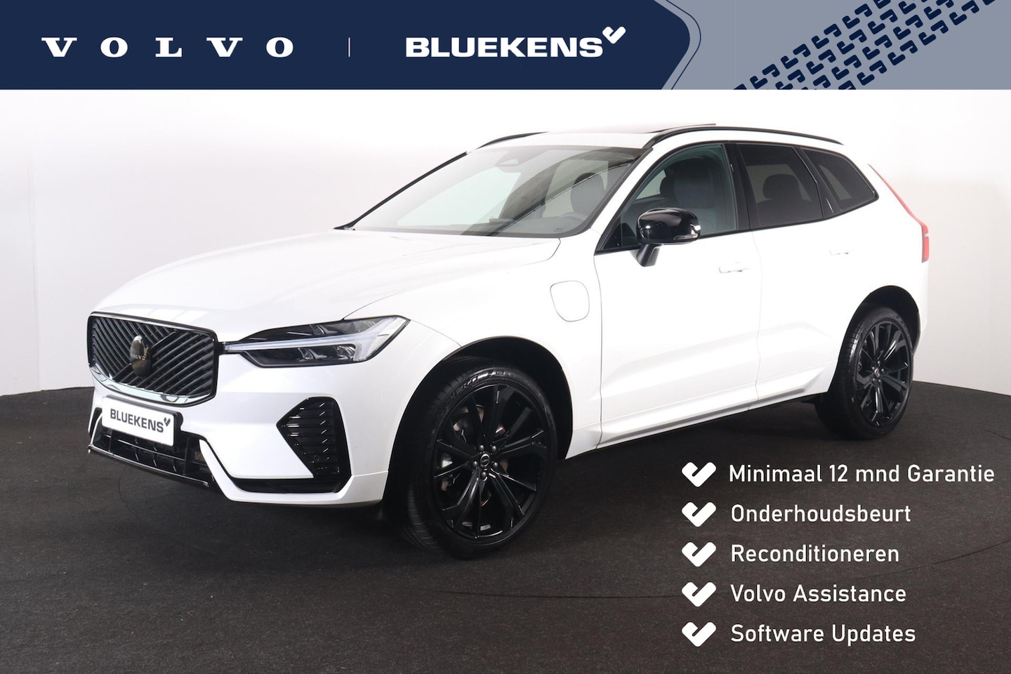 Volvo XC60 - T6 Recharge AWD Plus Black Edition - Panorama/schuifdak - IntelliSafe Assist & Surround - - AutoWereld.nl