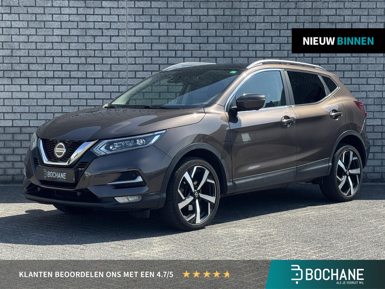 Nissan Qashqai - 1.3 DIG-T Tekna | Panoramadak | 360° Camera | Stoelverwarming | - AutoWereld.nl