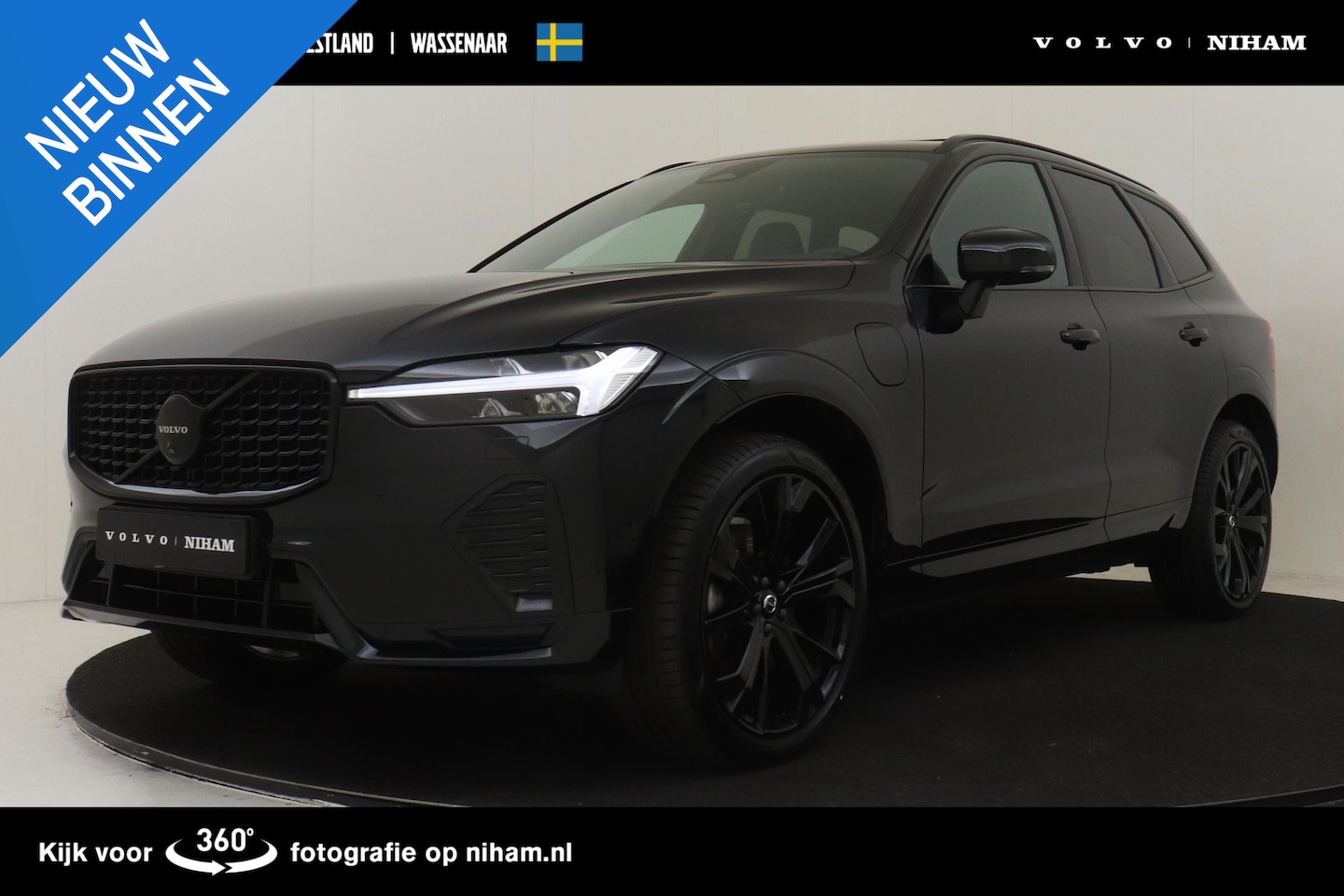 Volvo XC60 - T6 PLUG-IN HYBRID AWD PLUS BLACK EDITION -PANO.DAK|HARMAN/KARDON|360°CAM|ADAP.LED|PRIVACY. - AutoWereld.nl