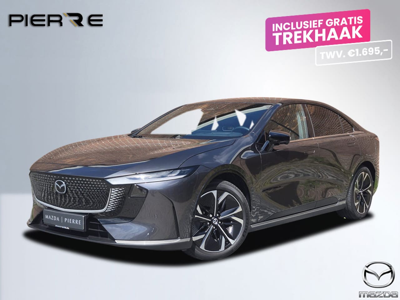 Mazda 6e - Takumi Business Edition 68.8 kWh | ZWART LEDER | NAVI | PANO | 360 CAMERA | GRATIS TREKHAA - AutoWereld.nl