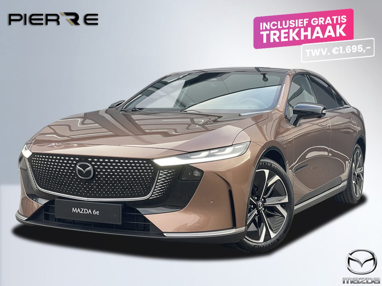 Mazda 6e - Takumi Business Edition 68.8 kWh | ZWART LEDER | NAVI | PANO | 360 CAMERA | GRATIS TREKHAA - AutoWereld.nl
