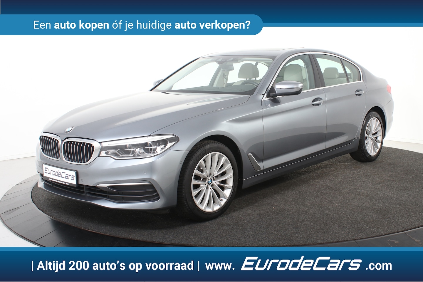 BMW 5-serie - 520i A Luxury *Navigatie*Schuifdak*Memory* - AutoWereld.nl