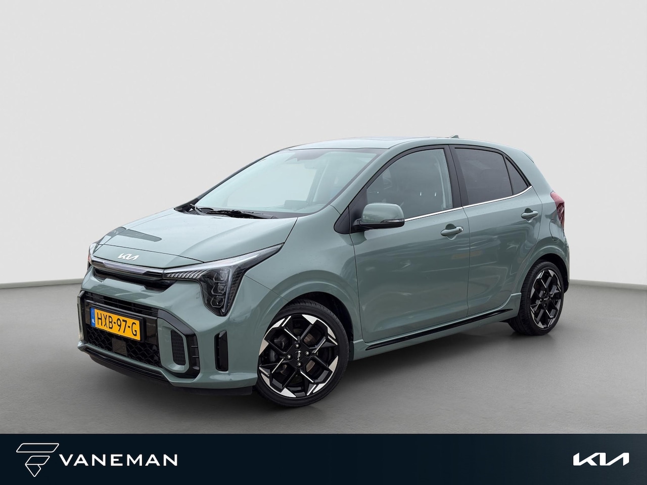 Kia Picanto - 1.0 DPI GT-Line Open Dak | LED | Leder | PDC | Navi | Clima | Stoel & Stuurverwarming | - AutoWereld.nl
