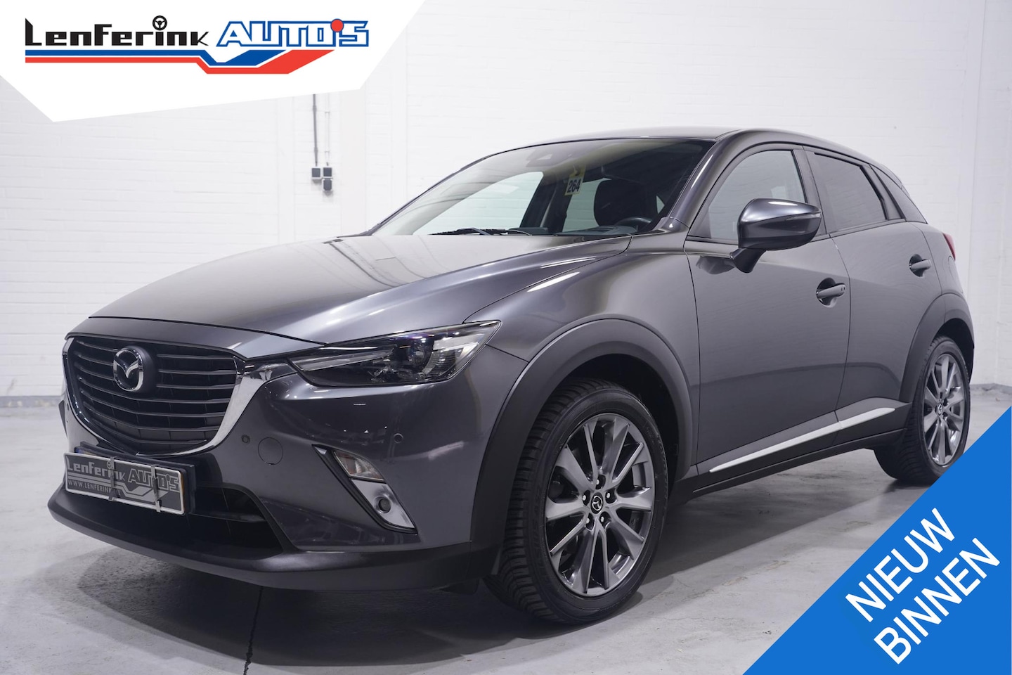 Mazda CX-3 - 2.0 SkyActiv-G 120 GT-Luxury Camera Led koplampen Leder Navi Trekhaak PDC - AutoWereld.nl