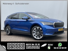 Skoda Enyaq iV - 80 SOH 92.5% First Edition Leer Stoel/StuurVerw+Elektr Carplay Adapt.Cruise Sportline