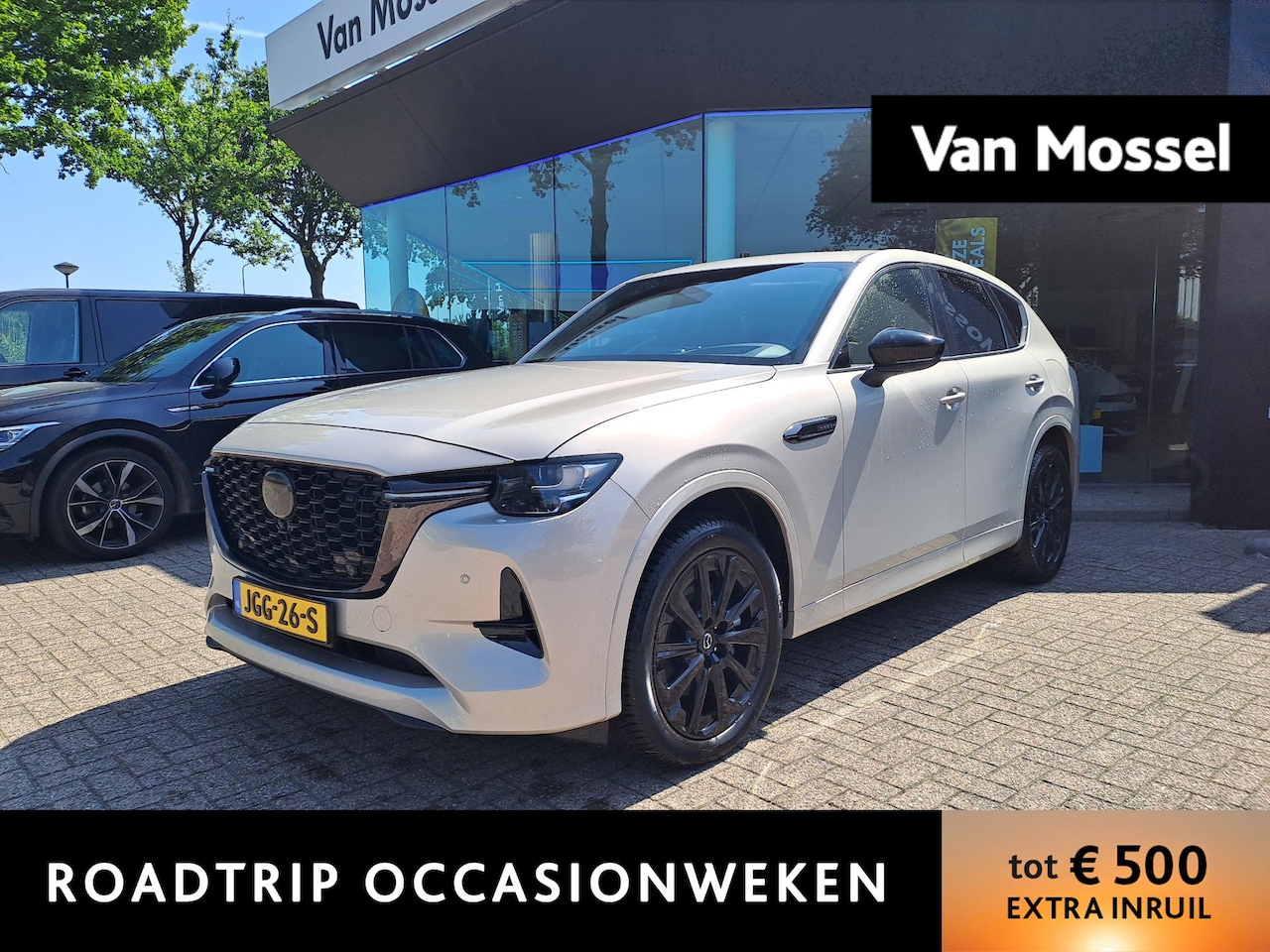 Mazda CX-60 - 2.5 e-SkyActiv PHEV Homura Plus | SCHUIFDAK | TREKHAAK | LEER | 360 CAMERA | HEAD-UP | 20 - AutoWereld.nl