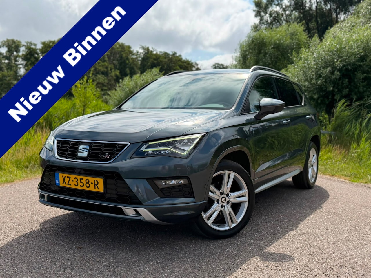 SEAT Ateca - 1.5 TSI FR Business Intense Automaat / Clima / Navi / Camera / Leder-Alcantara / Apple Car - AutoWereld.nl