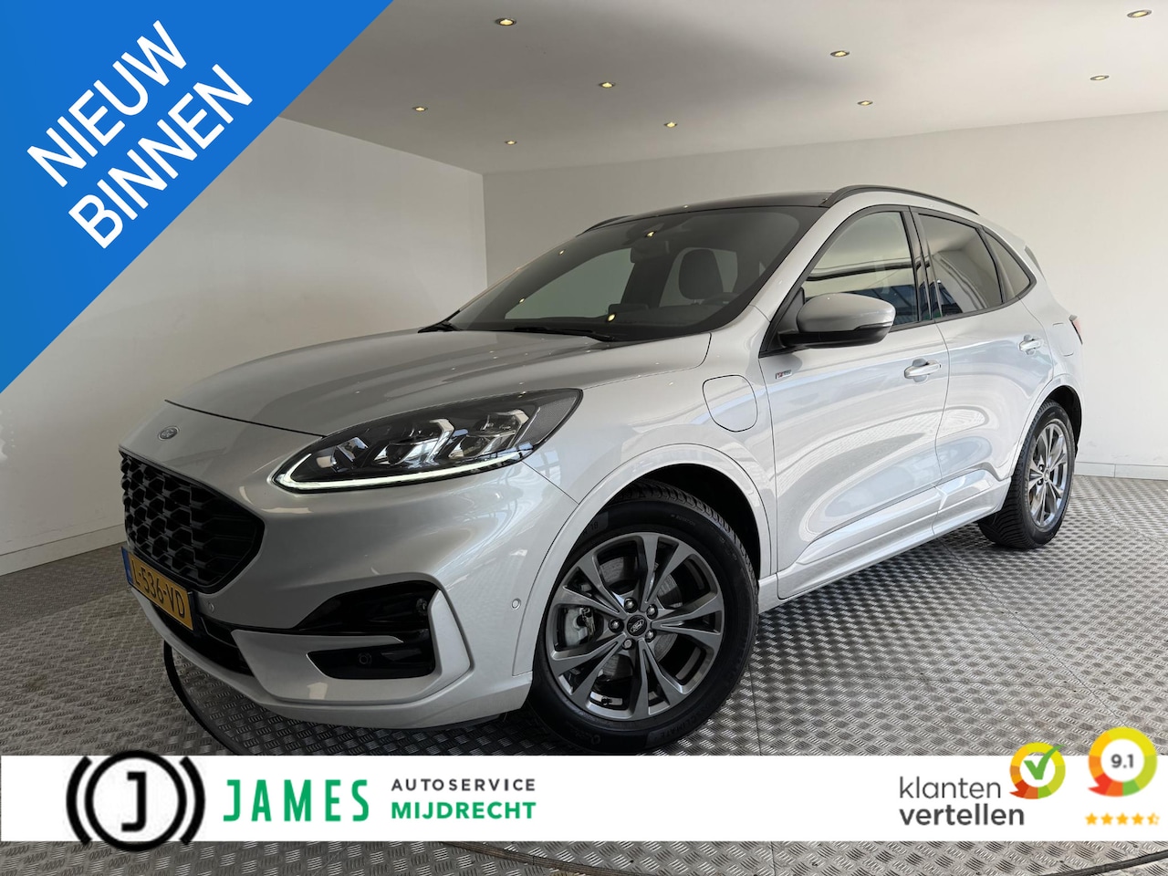 Ford Kuga - 2.5 PHEV E-CVT 225pk ST-Line Trekhaak, Panodak - AutoWereld.nl