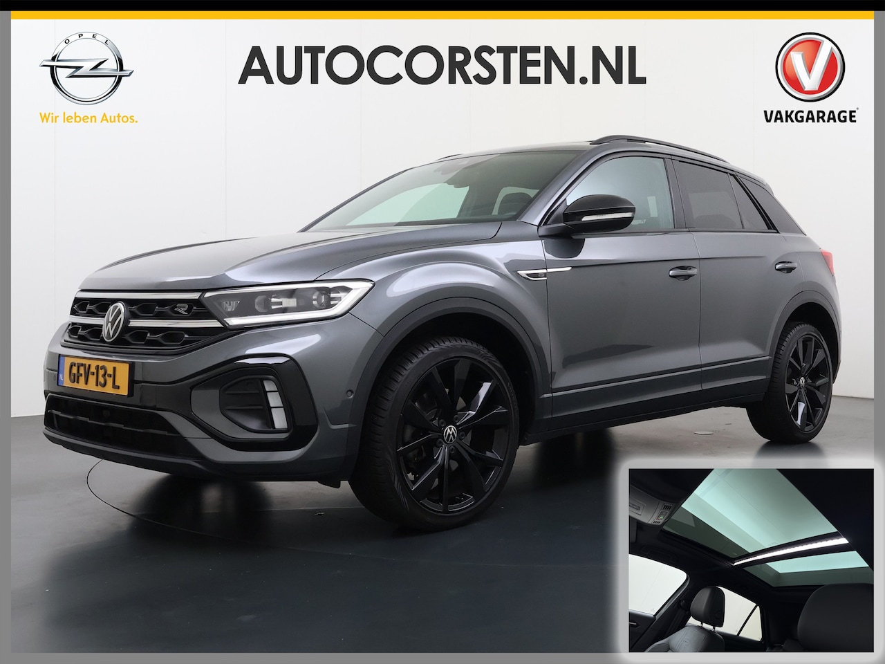 Volkswagen T-Roc - 1.5T AUTOM-7 R-Line Panoramadak Stoelverwarming Adap.Cruise Virtal Cockpit Camera Elek.Ach - AutoWereld.nl