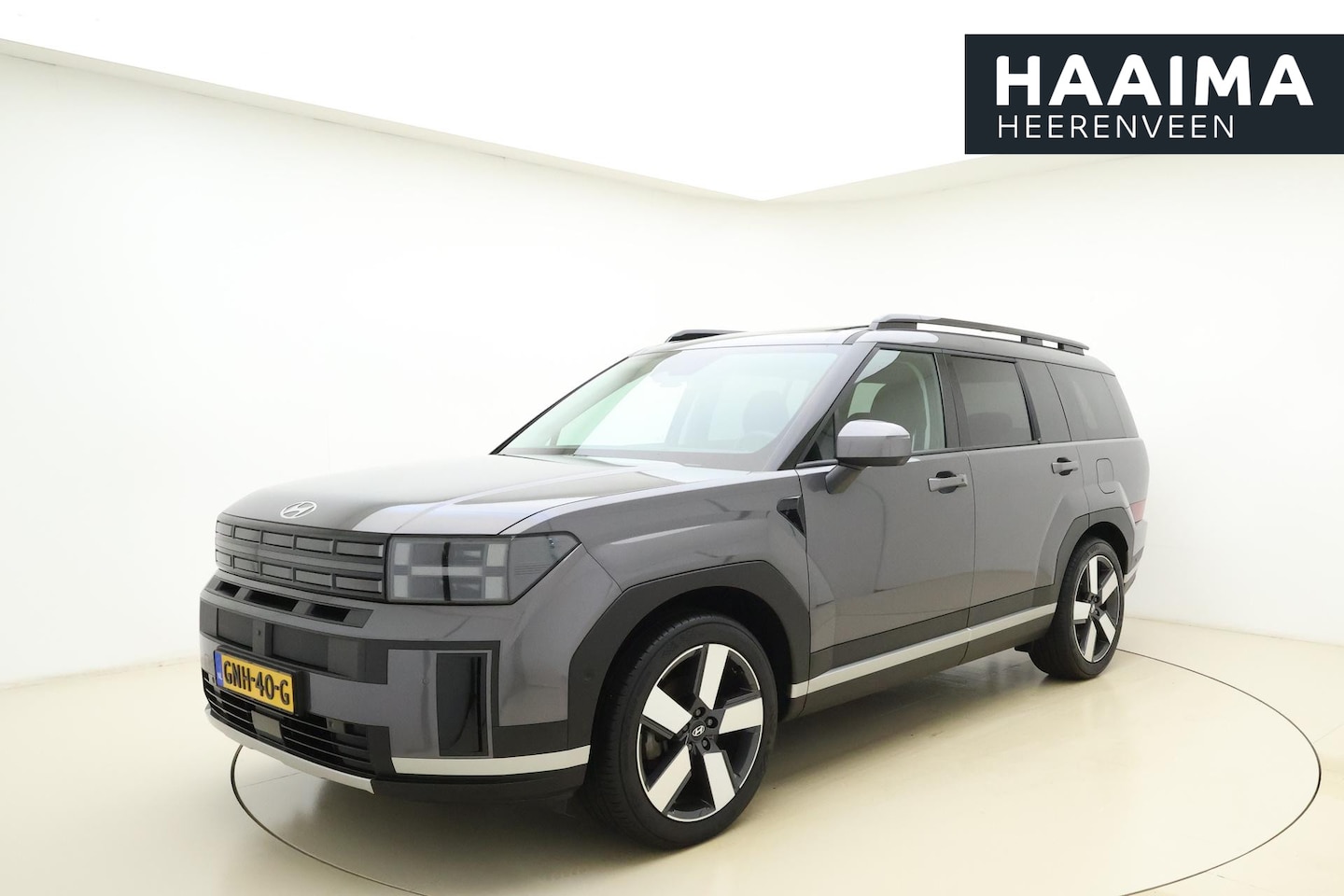 Hyundai Santa Fe - 1.6 T-GDI 216pk HEV Automaat Premium Sky 7.pers | Lederen bekleding | Trekhaak | Panoramis - AutoWereld.nl