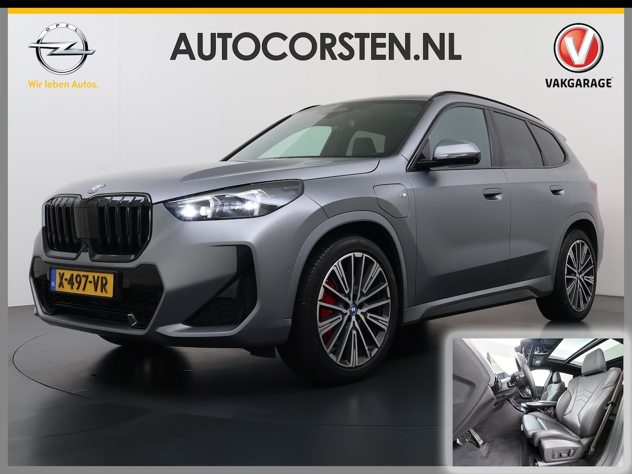 BMW X1 - xDrive30e 327pk M-sport Leer Pano-Dak/Hef-Dak M-Sportstoelen+Elektr.+Geheugen+Verwarmd Tre - AutoWereld.nl