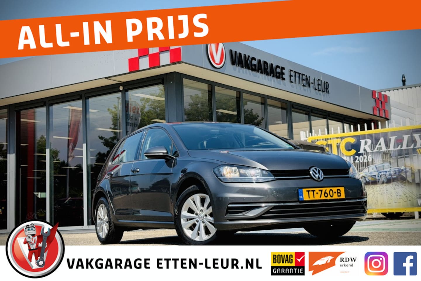 Volkswagen Golf - 1.0 TSI Comfortline / CAMERA / CARPLAY + ANDROID / STOELVERW, - AutoWereld.nl