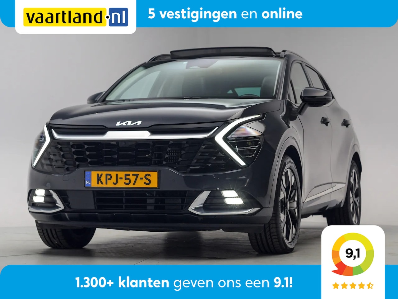 Kia Sportage - 1.6 GDi PHEV AWD 265pk DynamicPlusLine [ Panorama 360°-camera Stoel-en stuurverwarming ] - AutoWereld.nl