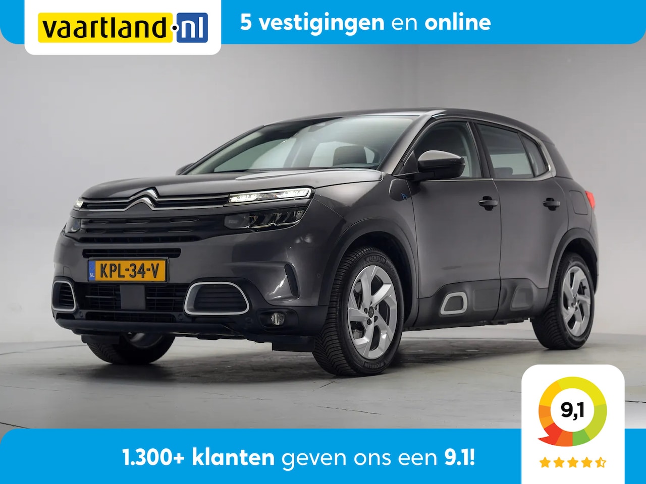 Citroën C5 Aircross - 1.6 Plug-in Hybrid 225 Business Aut. [ LED Navi Camera Climate ] - AutoWereld.nl