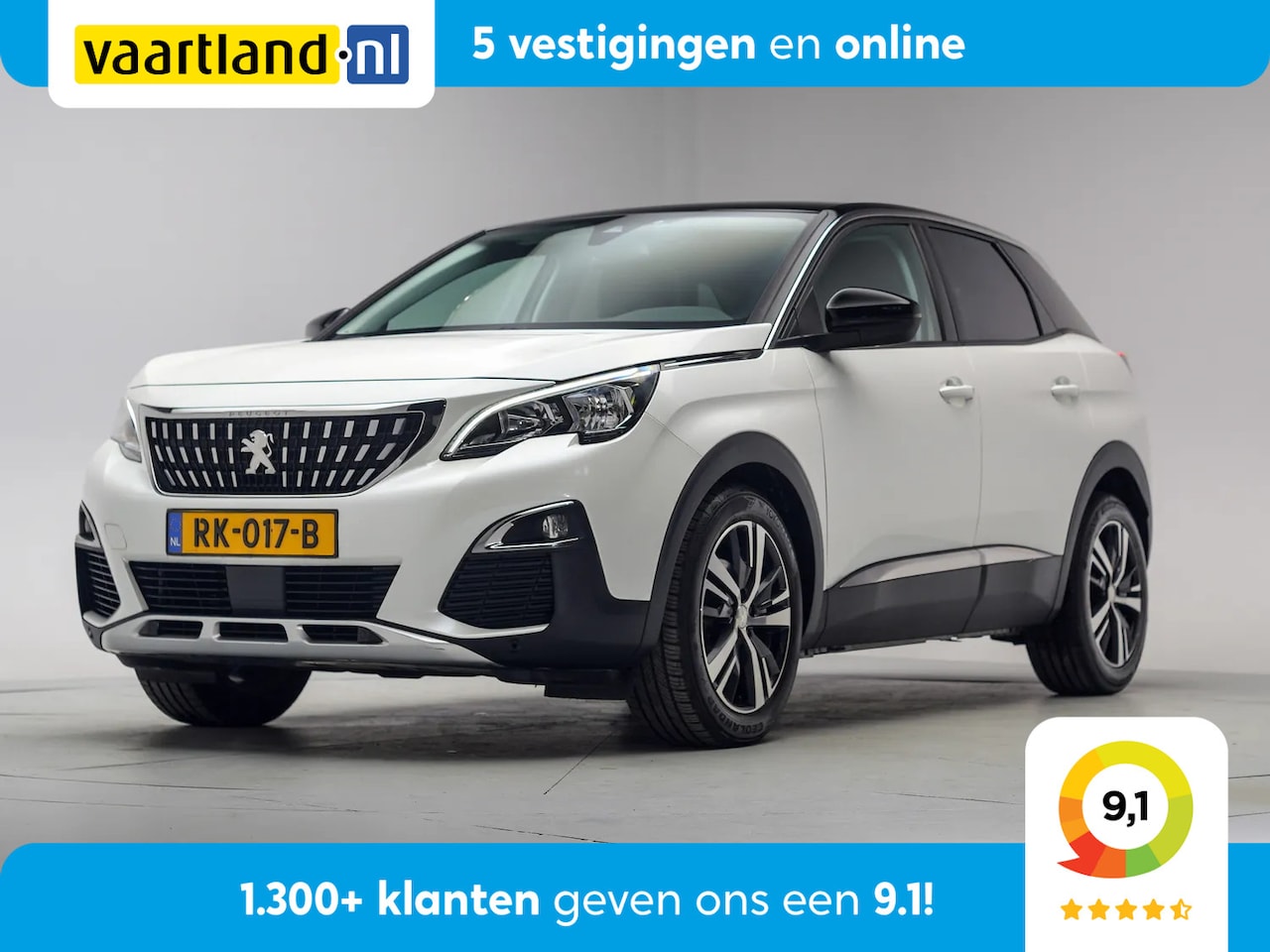 Peugeot 3008 - 1.2 Automaat Allure [ 360 Camera Navi Virtual Dash. D-riem vervangen ] - AutoWereld.nl