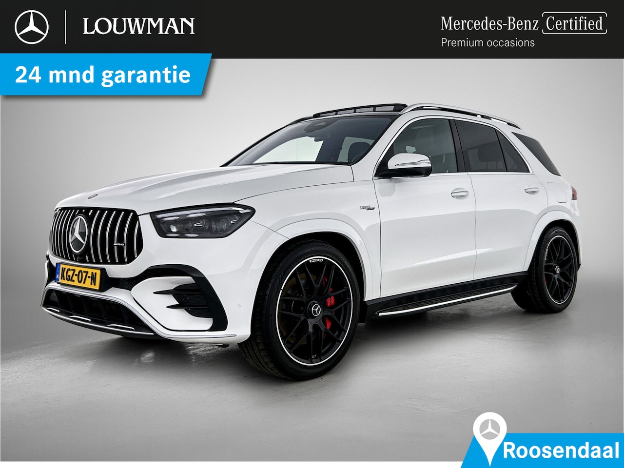 Mercedes-Benz AMG GLE - Mercedes-AMG 53 Hybrid 4MATIC+ | Trekhaak | Panoramadak | Distronic | Burmester® | Head up - AutoWereld.nl