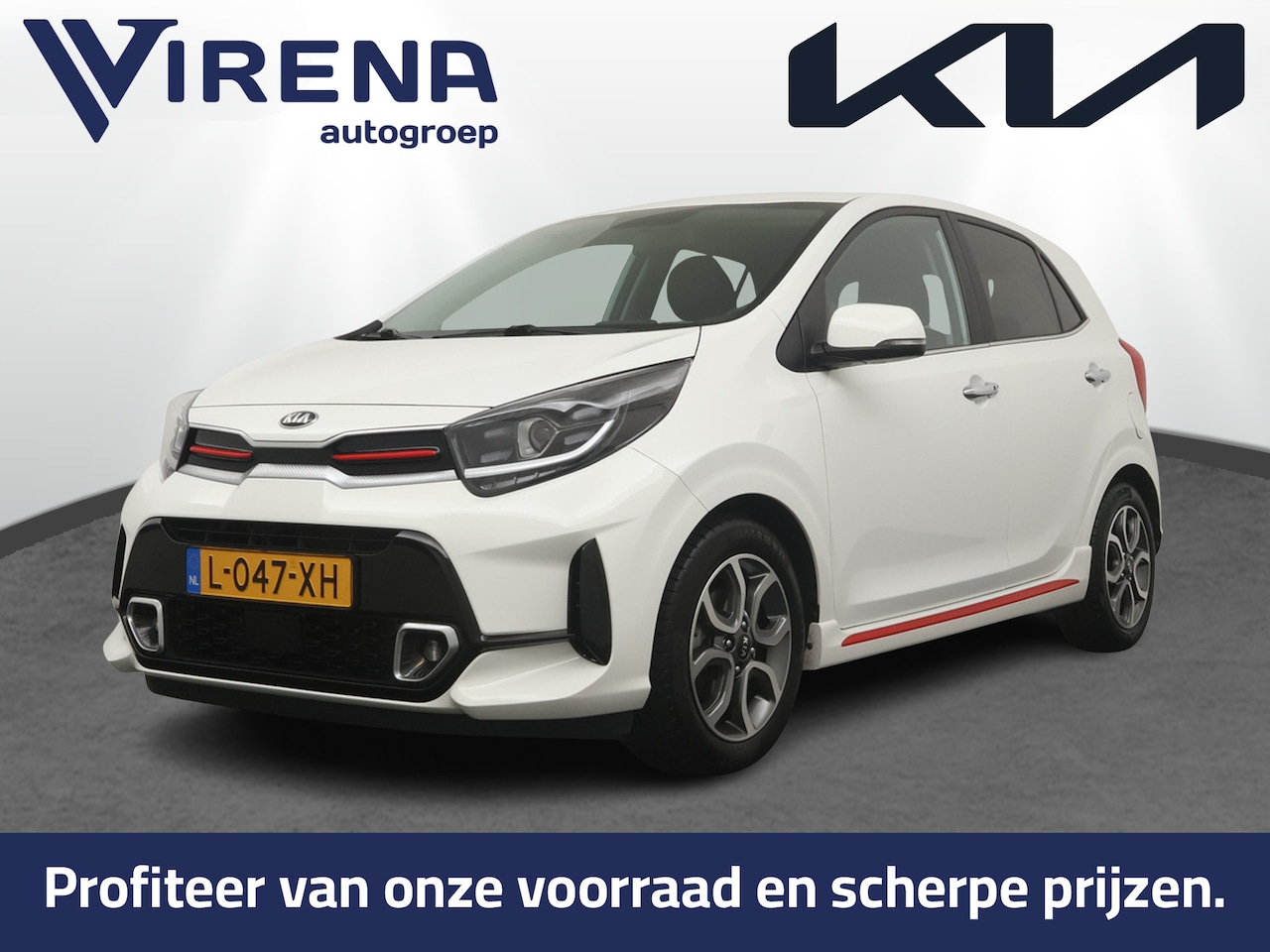 Kia Picanto - 1.0 DPi GT-Line - Climate Control - Cruise Control - Navigatie - Apple Carplay / Android A - AutoWereld.nl