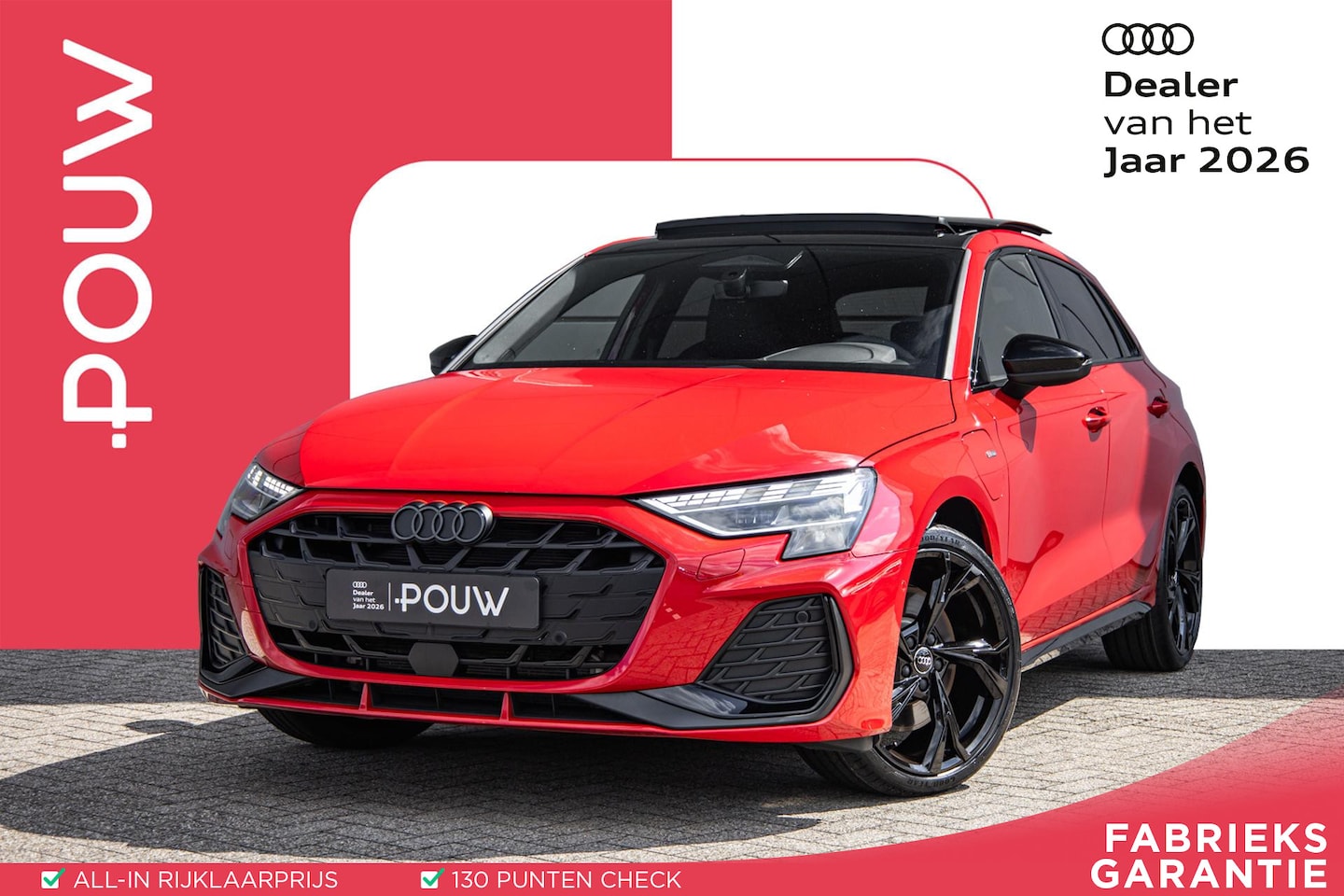 Audi A3 Sportback - 45 TFSIe 272pk S edition Competition | 19" LMV | Panoramadak | Sonos | Alcantara Stoel | R - AutoWereld.nl