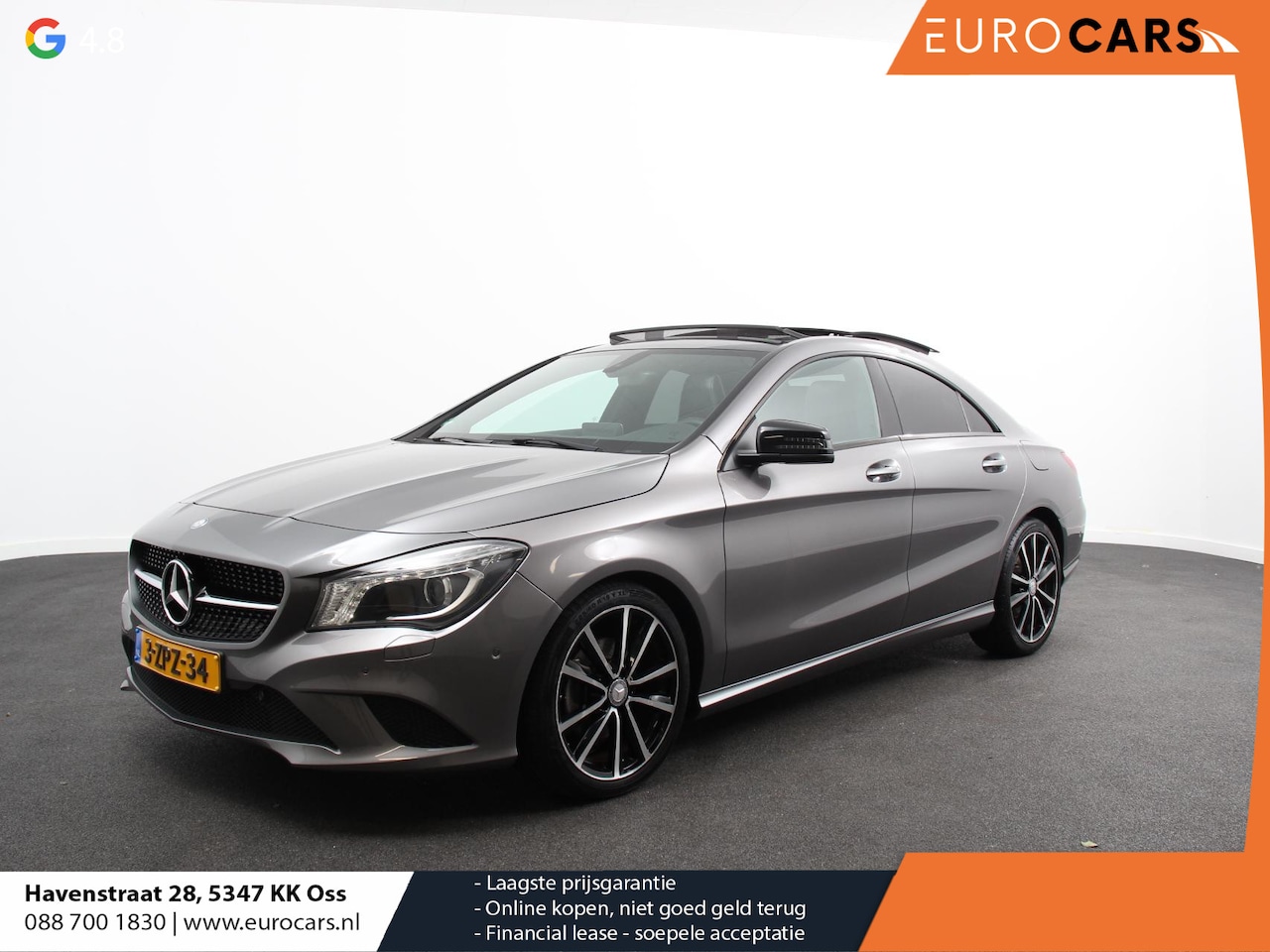 Mercedes-Benz CLA-Klasse - 180 Ambition Climate Control Navigatiesysteem Lichtmetalen velgen Parkeersensoren Panorama - AutoWereld.nl