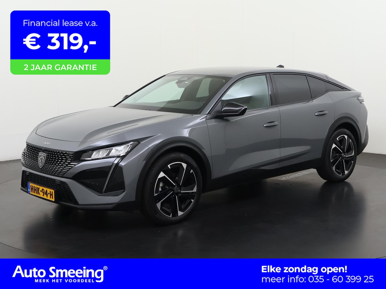 Peugeot 408 - 1.2 Hybrid 145 e-DCS6 Allure | Head-up display | 360° Camera | Digital Cockpit | Zondag Op - AutoWereld.nl