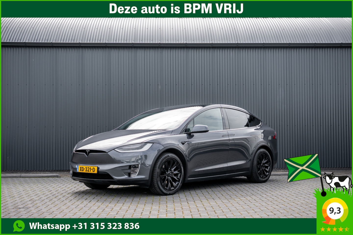 Tesla Model X - 100D AWD | 525 PK | 7-Zits | Camera | PDC | Falcon Doors | Premium Connectivity - AutoWereld.nl