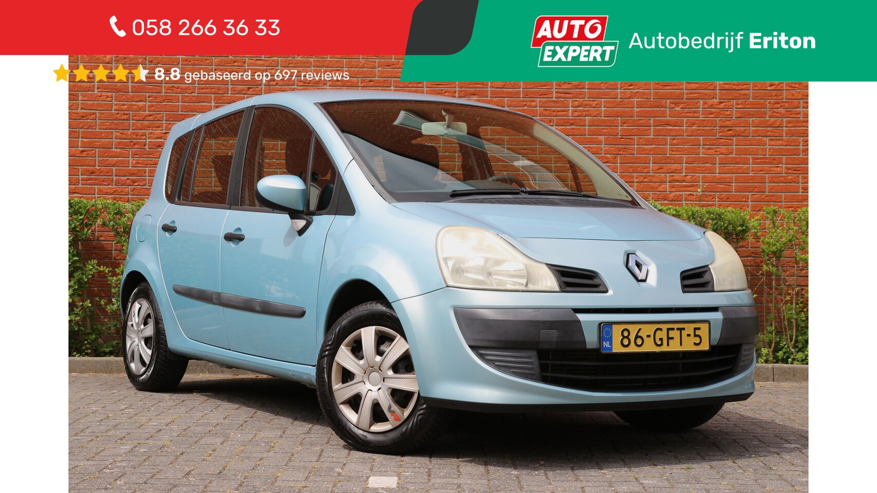 Renault Modus - 1.2 TCE 101pk Expression | NL-auto | 5 deuren | Airco | Elek. ramen | Centr. deurvergr. | - AutoWereld.nl