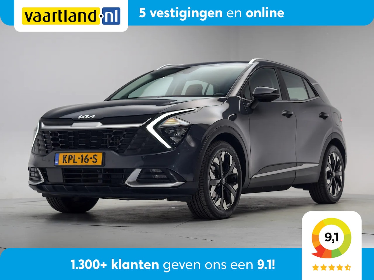 Kia Sportage - 1.6 GDi PHEV AWD 265pk DynamicLine Aut. [ LED Adapt.cruise Navi Camera ] - AutoWereld.nl