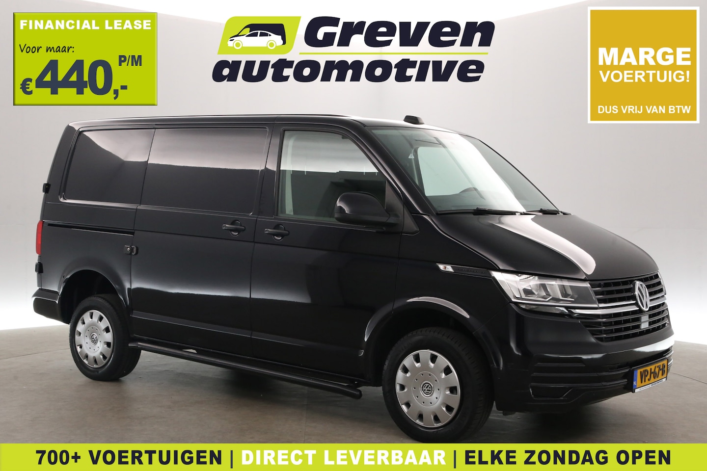 Volkswagen Transporter - 2.0 TDI L1H1 140PK | Marge | Airco | Cruise | Trekhaak - AutoWereld.nl