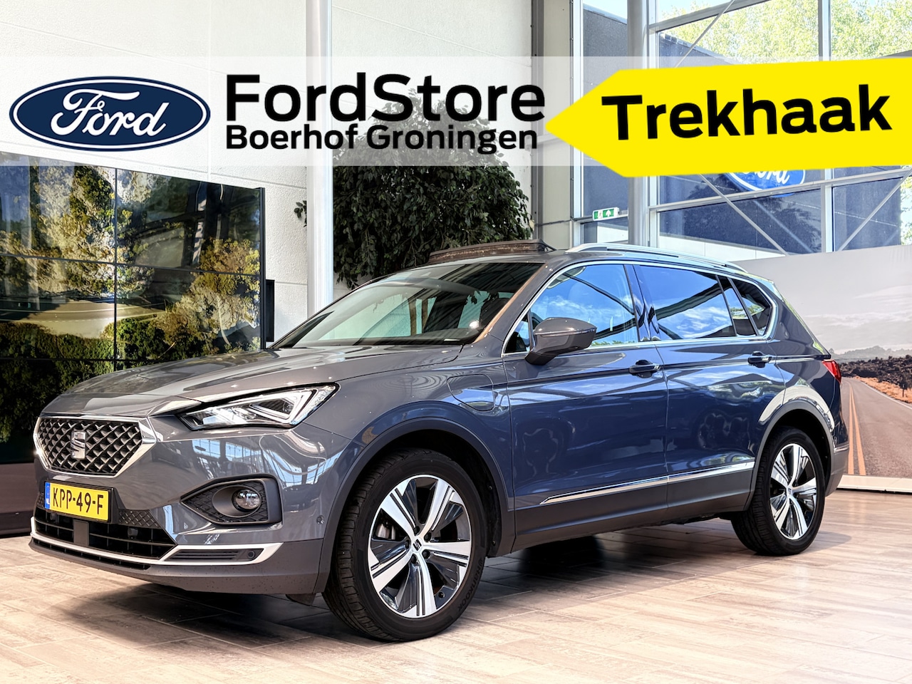 SEAT Tarraco - 1.4 TSI 245 pk e-Hybrid PHEV Xcellence | Trekhaak | Stoel & Stuurwiel verwarming | Adapt. - AutoWereld.nl