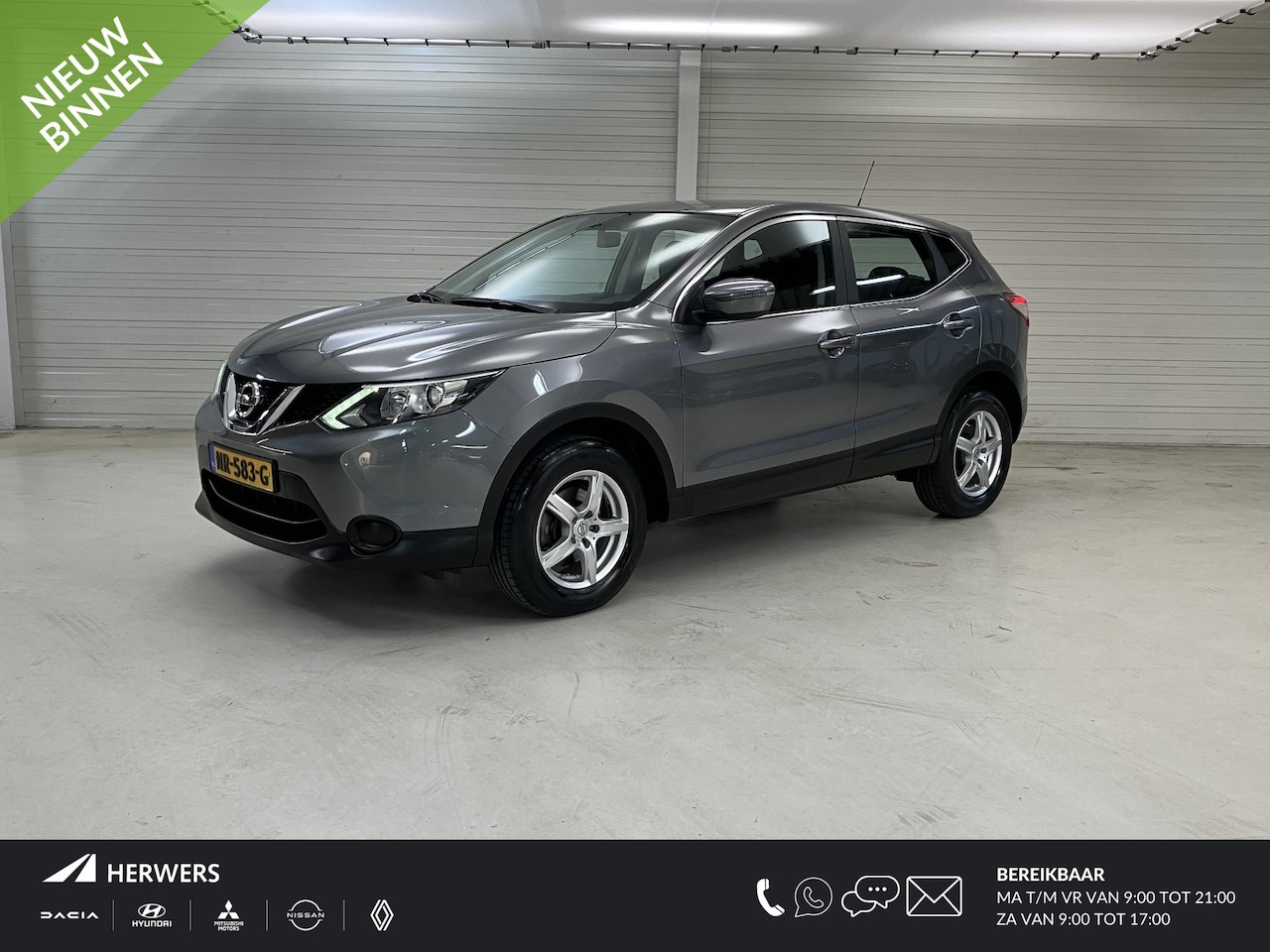 Nissan Qashqai - 1.2 Visia / NL Auto / 2e Eigenaar / Dealer Onderhouden / Trekhaak / Airco / Cruise Control - AutoWereld.nl