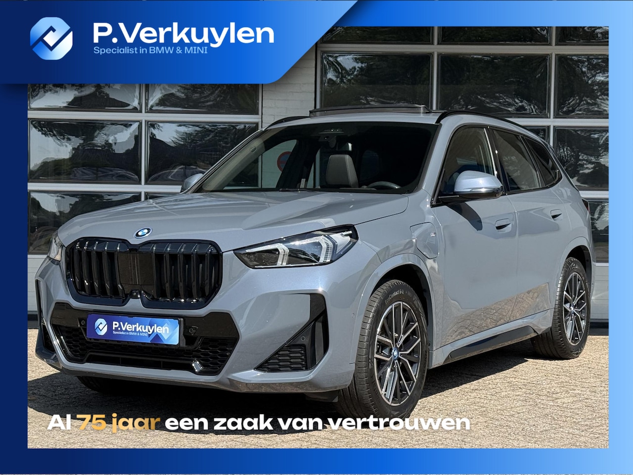 BMW X1 - xDrive25e M SPORT | PANORAMA | TREKHAAK | LEDER | HEAD UP | ELEKTR. STOELEN | - AutoWereld.nl