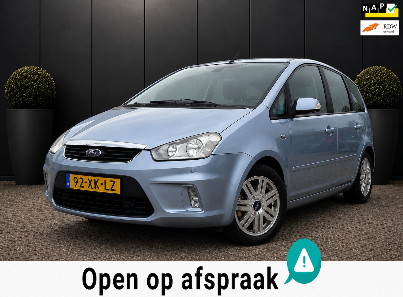 Ford C-Max - 1.6-16V Ghia CLIMA CRUISE CTRL NAP 117DKM PARKSENSOREN - AutoWereld.nl