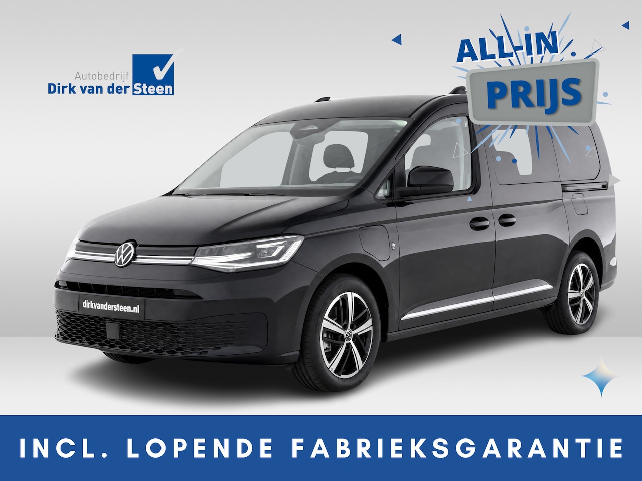 Volkswagen Caddy Maxi - 1.5 TSI Hybride Style 7 Persoons | Achteruitrijcamera | Parkeersensor voor en achter | Zij - AutoWereld.nl