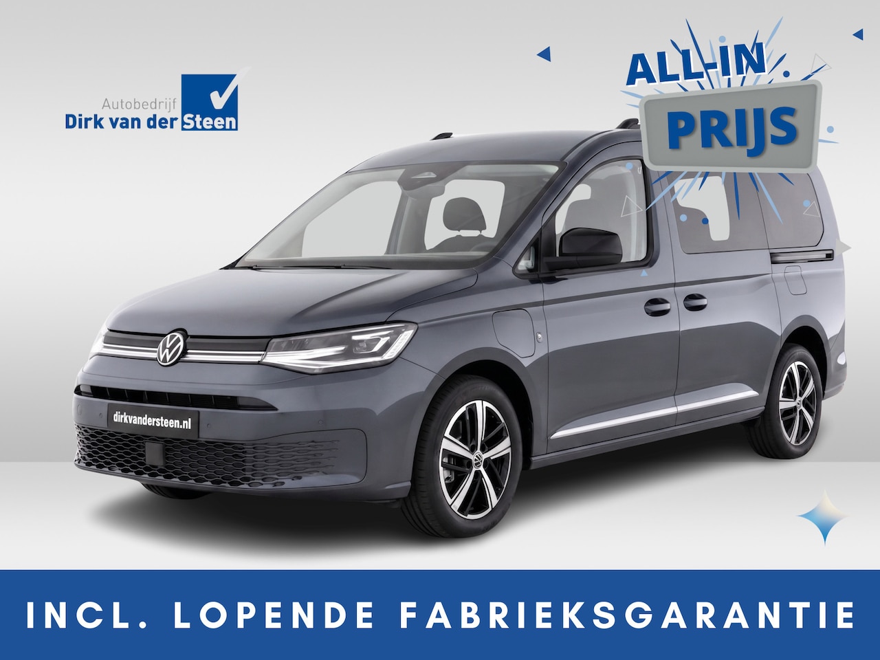 Volkswagen Caddy Maxi - 1.5 TSI Hybride Style 7 Persoons | Achteruitrijcamera | Parkeersensor voor en achter | Zij - AutoWereld.nl