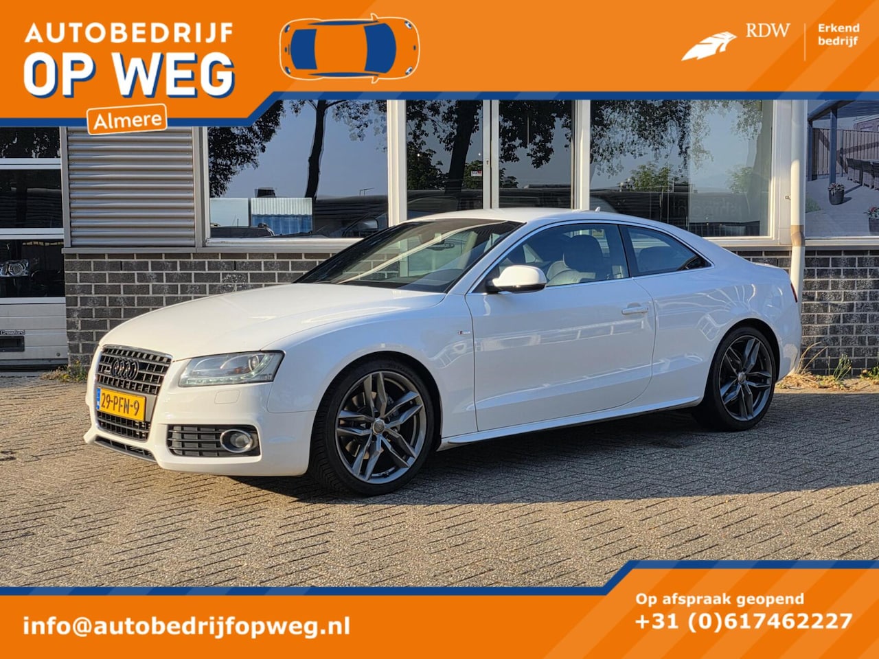 Audi A5 Coupé - 2.0 TFSI quattro Pro Line S | Automaat | Quattro | NAP | Gereviseerde Motor - AutoWereld.nl