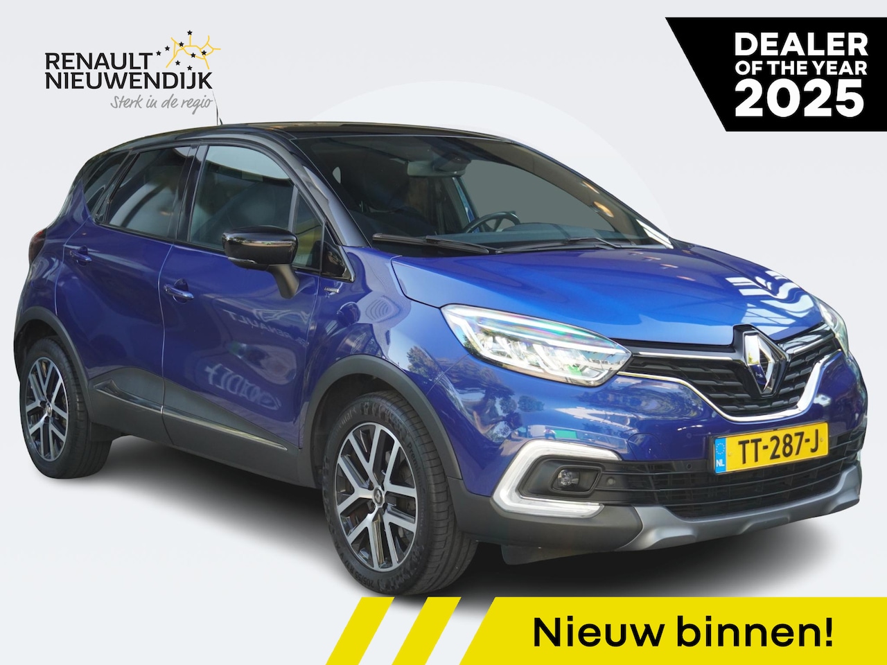 Renault Captur - 1.3 TCe 150 Intens AUTOMAAT / NAVI / BLINDSPOT / CLIMATE / CRUISE / BLUTOOTH / PDC / PRIV - AutoWereld.nl