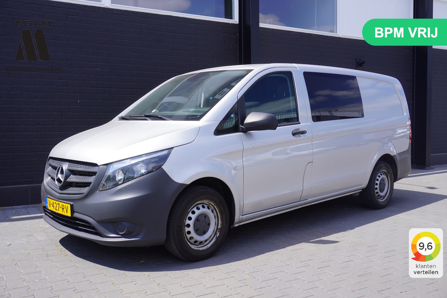 Mercedes-Benz Vito - 116 CDI Lang Dubbel cabine Automaat EURO 6 - Airco - Cruise - €16.900,- Excl. - AutoWereld.nl