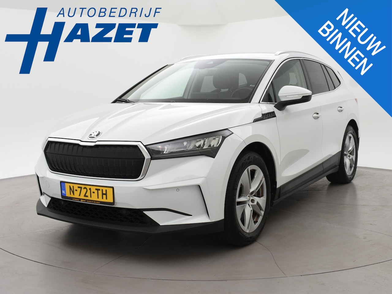 Skoda Enyaq iV - 80 204 PK SOH 89,42% + WEGKL. TREKHAAK | SFEERVERL | STANDKACHEL | CAMERA | STUURWIELVER. - AutoWereld.nl