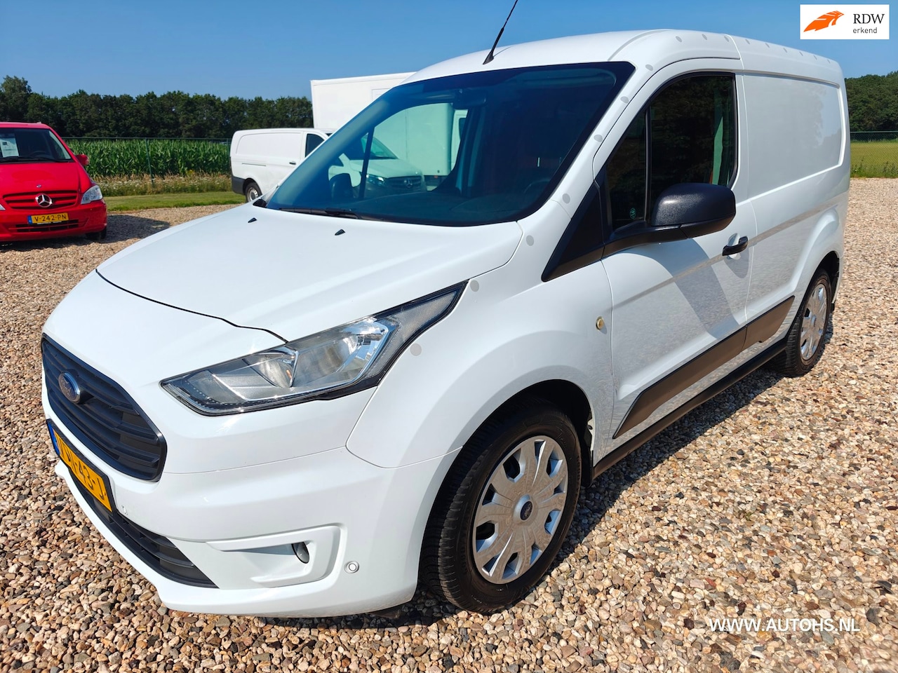 Ford Transit Connect - 1.5 EcoBlue L1 Trend , Euro 6 , Apk juli 2027 , airco, 1e Eig , Ex overheid bus , in prach - AutoWereld.nl