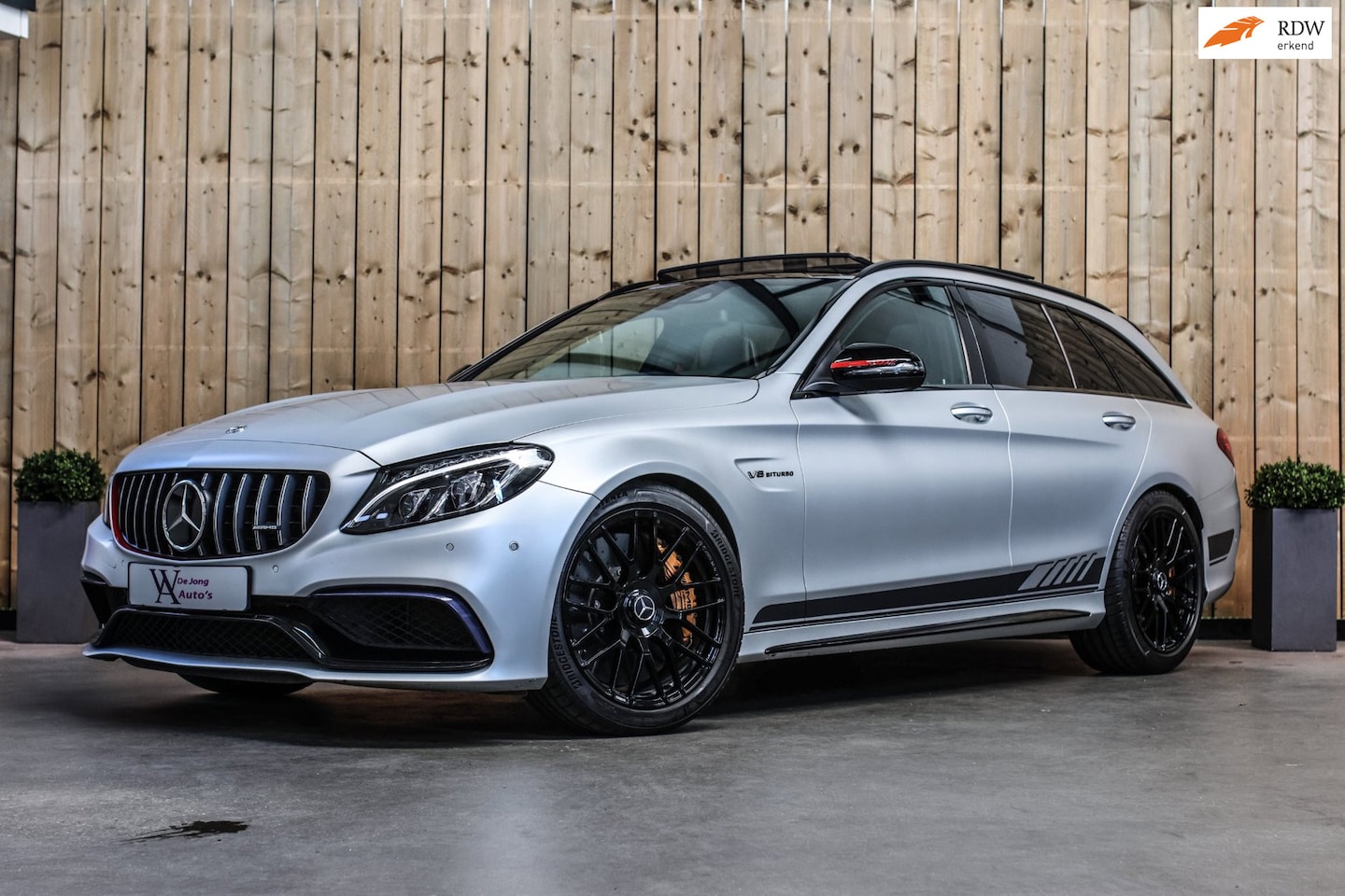 Mercedes-Benz C-klasse Estate - AMG 63 S Edition 1 *Pano*Keramisch*Perf. Stoelen*Burmester*Head-Up* - AutoWereld.nl