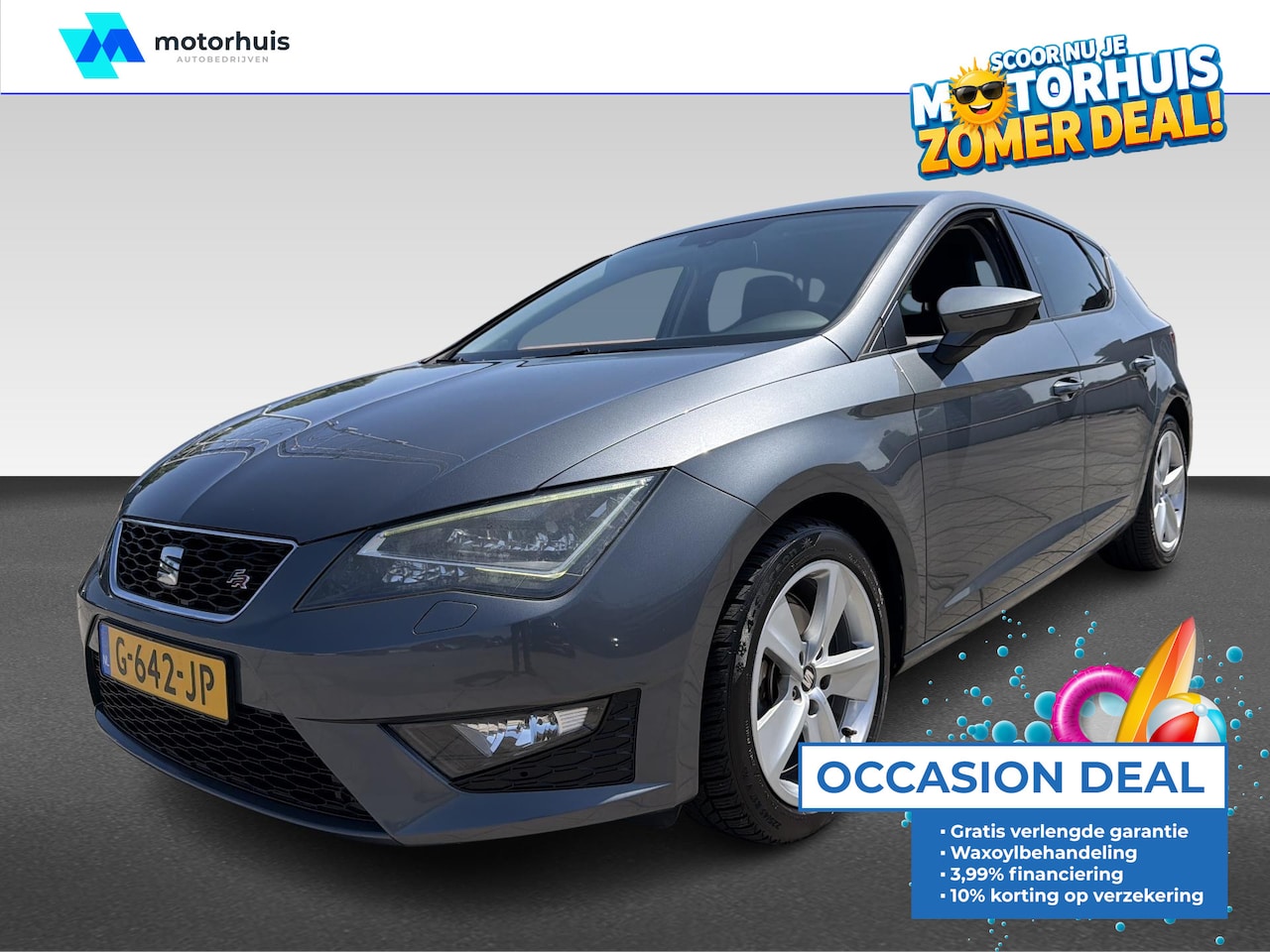 SEAT Leon - 1.4 TSI FR | Airco (automatisch) | Audioinstallatie met CD-speler | Metaalkleur - AutoWereld.nl