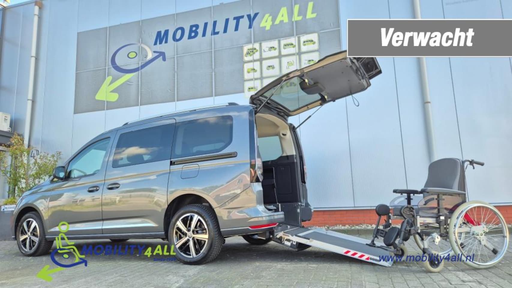 Volkswagen Caddy Maxi - Style benzine Rolstoelauto NIEUW - AutoWereld.nl