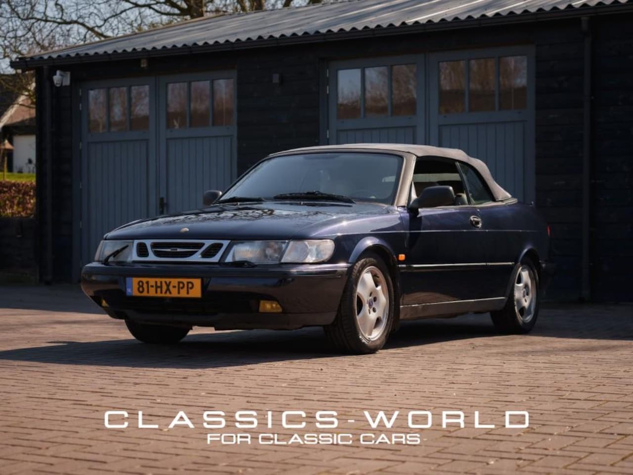 Saab 900 Cabrio - 2.0 SE Turbo - Cabrio - Donkerblauw Metallic - AutoWereld.nl