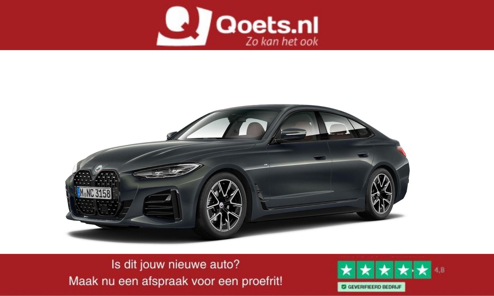 BMW 4-serie Gran Coupé - 420i High Executive M-sport - Schuifdak - Leder - Comfort Access - Parking Assistant - HiF - AutoWereld.nl