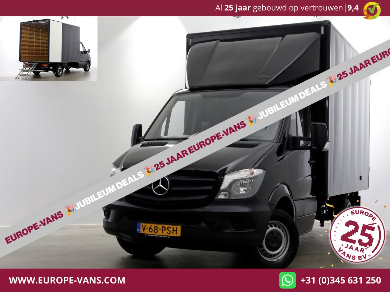 Mercedes-Benz Sprinter - 313 CDI 130pk L2H1 Bakwagen met achterdeuren H230cm 1.188kg laadvermogen 01-2015 - AutoWereld.nl