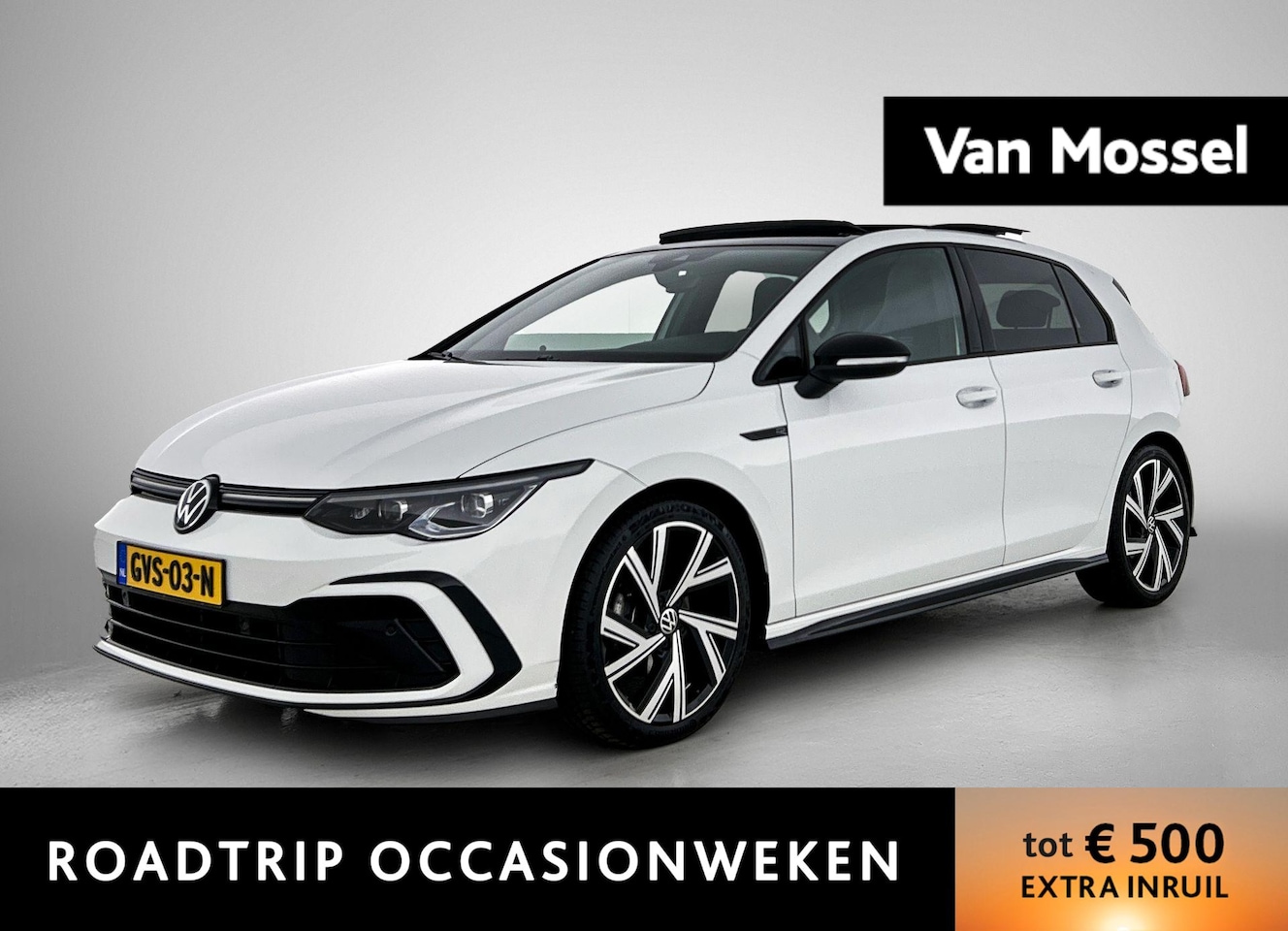 Volkswagen Golf - 1.5 eTSI R-Line Business | Automaat | Panoramadak | Navigatie | Apple Carplay / Android Au - AutoWereld.nl