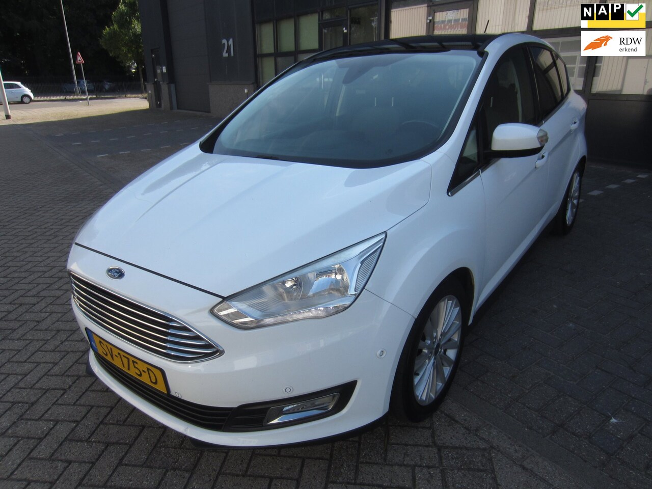 Ford C-Max - 1.0 Titanium 2018 Navi PANO-DAK NAP! APK! - AutoWereld.nl