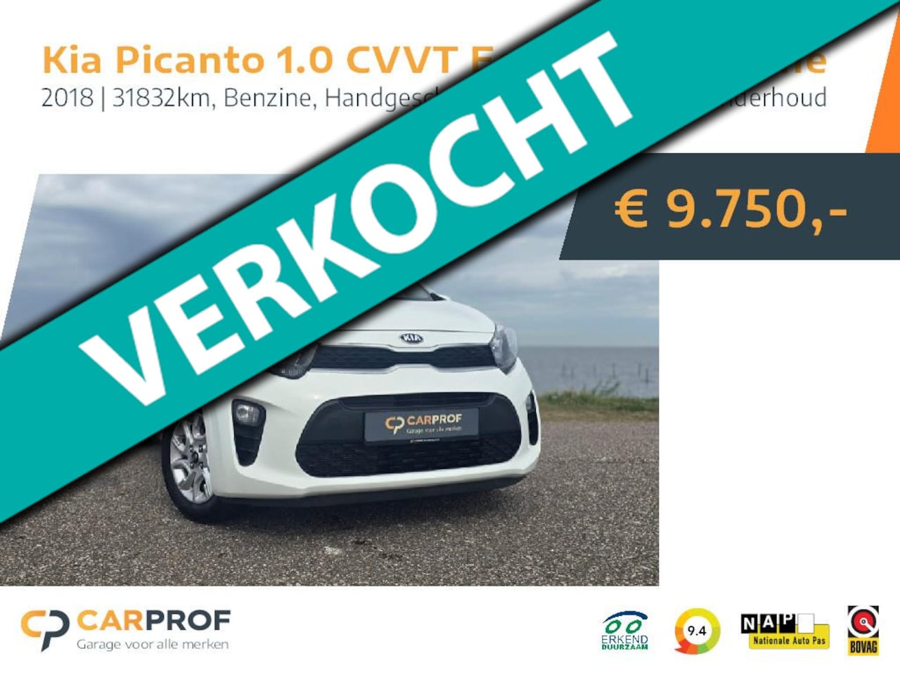 Kia Picanto - 1.0 CVVT EconomyPlusLine 1.0 CVVT EconomyPlusLine - AutoWereld.nl