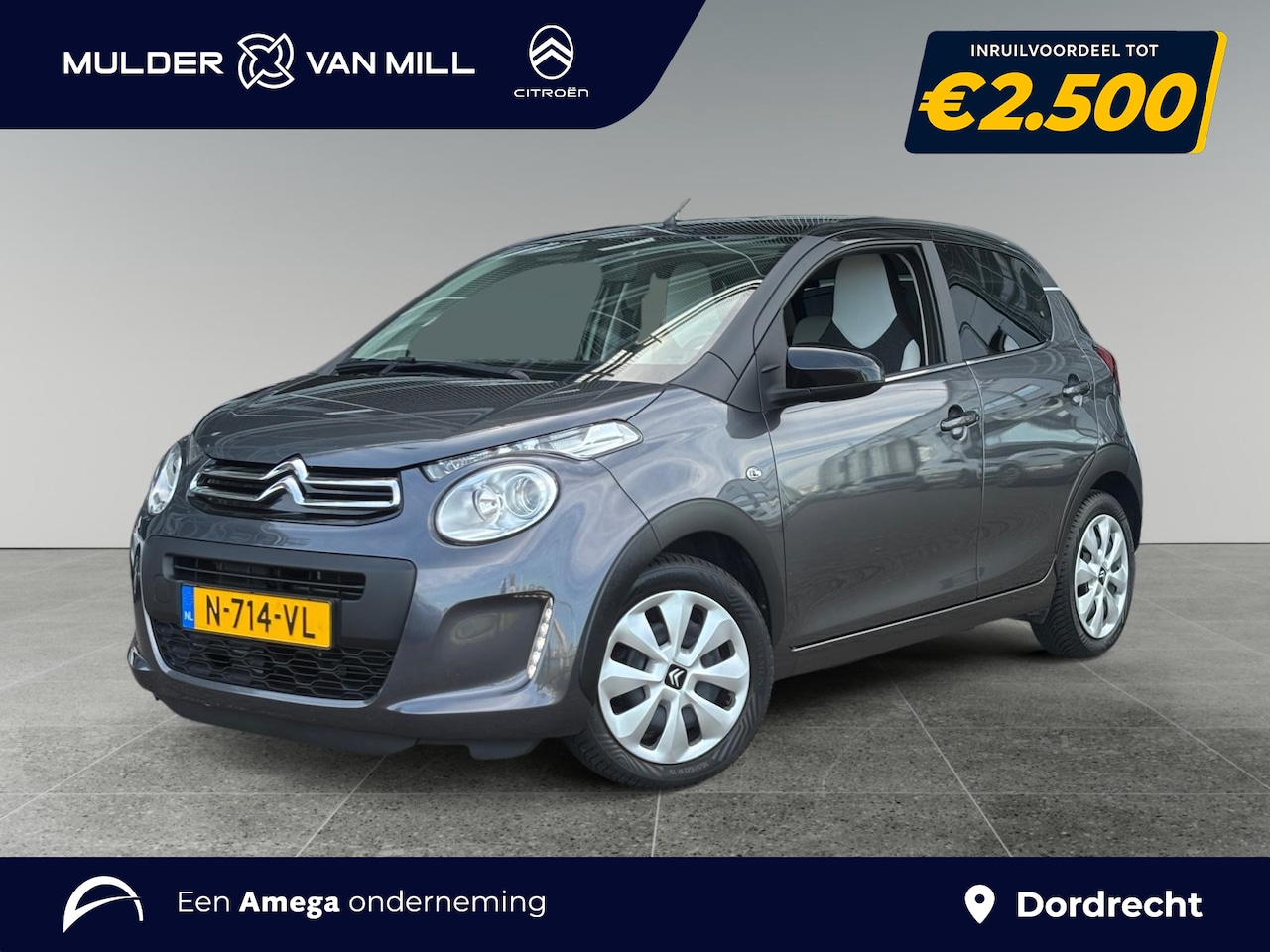 Citroën C1 - 5-deurs Millenium Feel 1.0 e-VTi 72pk | TWO-TONE! | APPLE CARPLAY / ANDROID AUTO | CAMERA - AutoWereld.nl