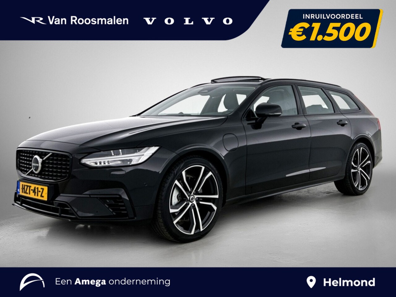 Volvo V90 - 2.0 T8 AWD UItra Dark - AutoWereld.nl